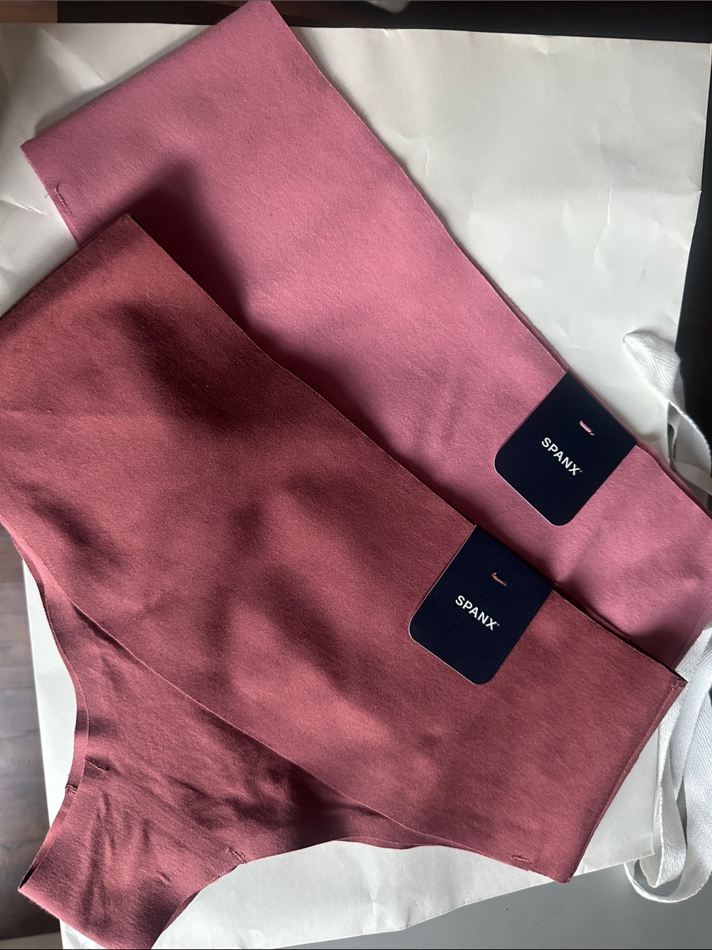 SPANX Two-Pack Seamless Panties — Dusty Rose & Rose Pink